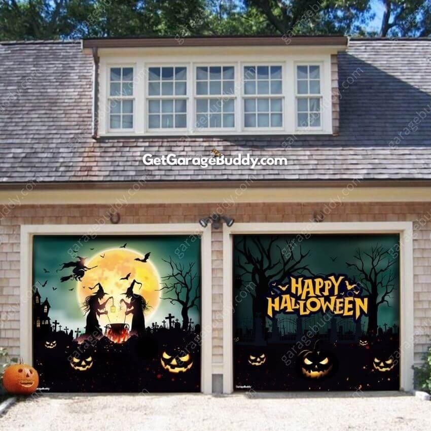 🎃GarageBuddy®️ Halloween Garage Door Covers - Free Shipping