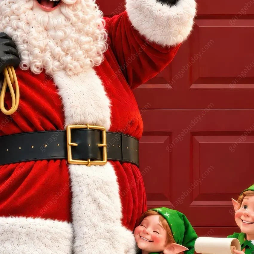 Santa's Crew | Christmas Garage Door Cover - Free Shipping