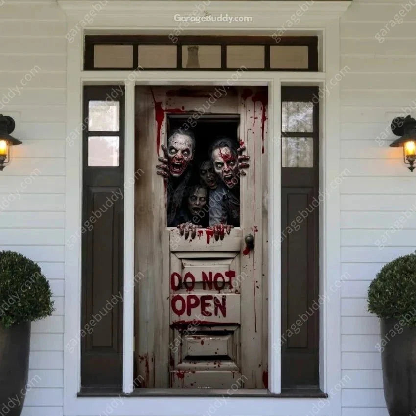 Halloween Front Door Covers - Free Shipping