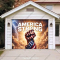 America Strong | Patriotic Garage Door Cover - Free Shipping