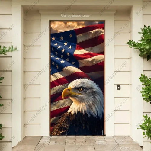American Patriotic Front Door Covers - Free Shipping