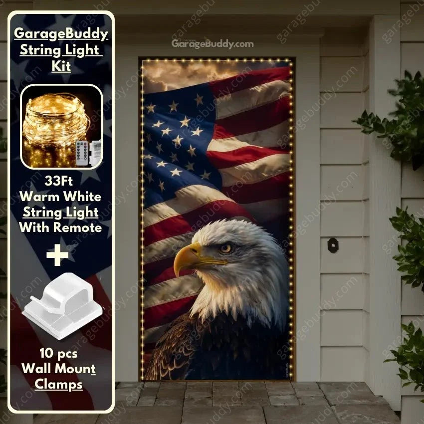 Patriotic American Front Door Covers - Free Shipping
