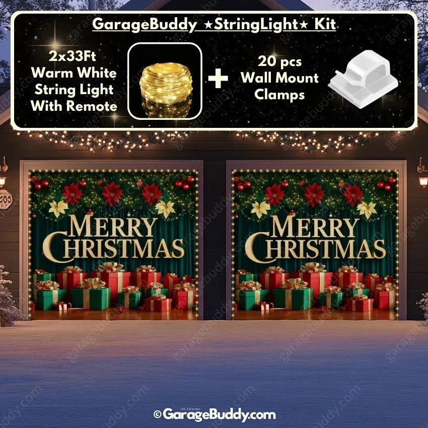 Christmas Joy | Christmas Garage Door Cover - Free Shipping