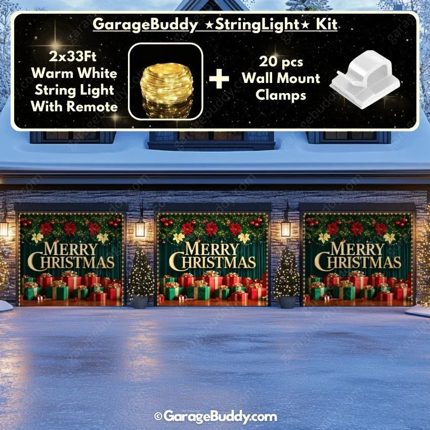 Christmas Joy | Christmas Garage Door Cover - Free Shipping