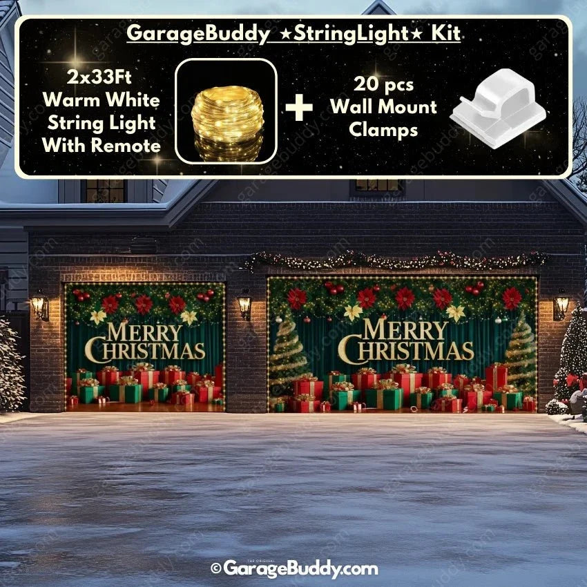 Christmas Joy | Christmas Garage Door Cover - Free Shipping