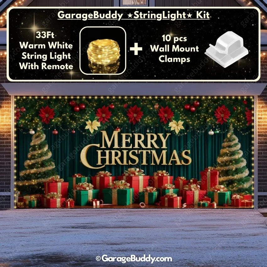 Christmas Joy | Christmas Garage Door Cover - Free Shipping