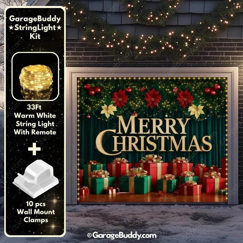Christmas Joy | Christmas Garage Door Cover - Free Shipping