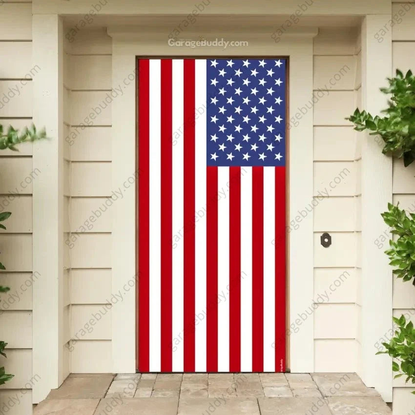 American Patriotic Front Door Covers - Free Shipping