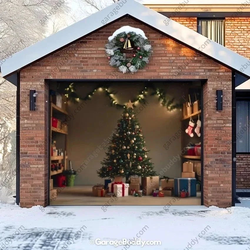Festive Garage | Christmas Garage Door Cover - Free Shipping
