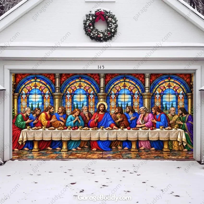 Last Supper | Christmas Garage Door Cover - Free Shipping