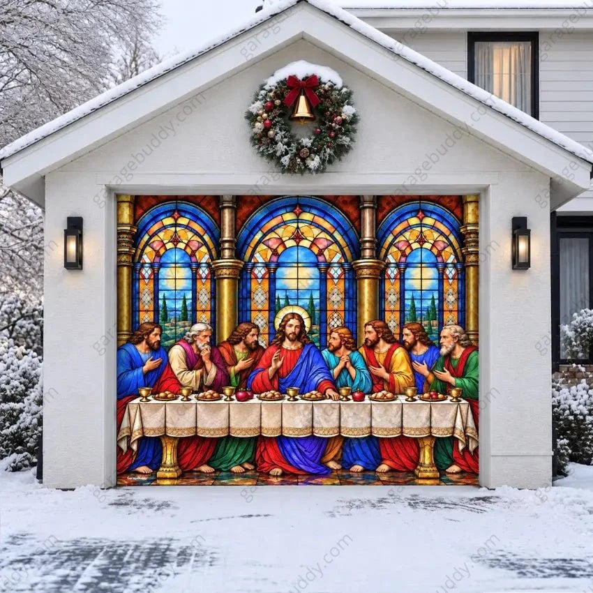 Last Supper | Christmas Garage Door Cover - Free Shipping