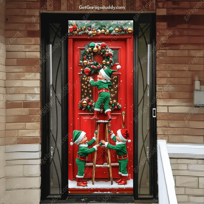 Christmas Front Door Covers - Free Shipping
