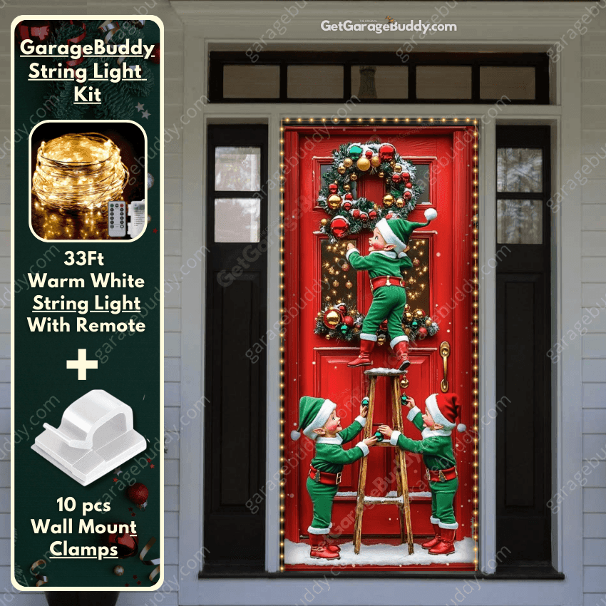Christmas Front Door Covers - Free Shipping