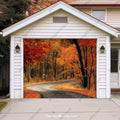 Autumn Road | Nature Garage Door Cover - Free Shipping