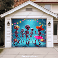 Boogie Bones (Glow) | Halloween Garage Door Cover - Free Shipping