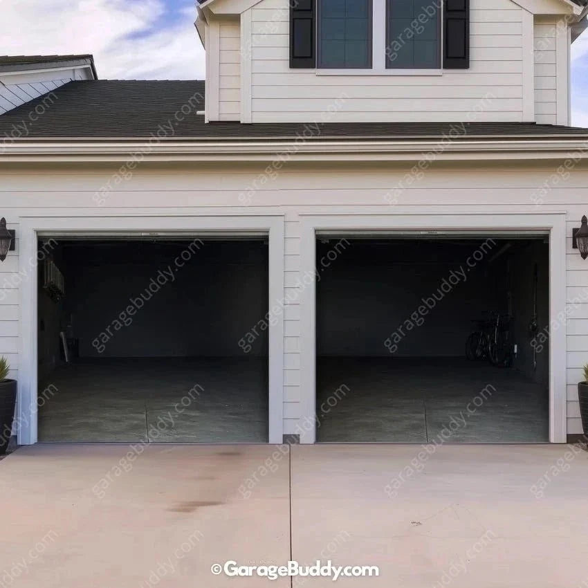 Empty Garage | Halloween Garage Door Cover - Free Shipping