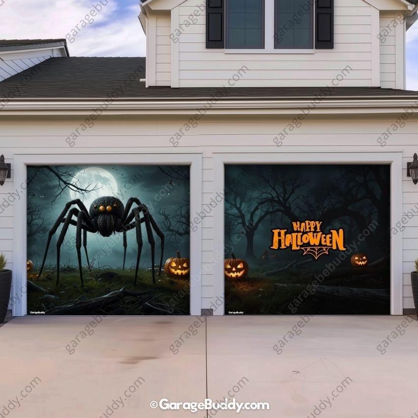 Giant Spider | Halloween Garage Door Cover - Free Shipping