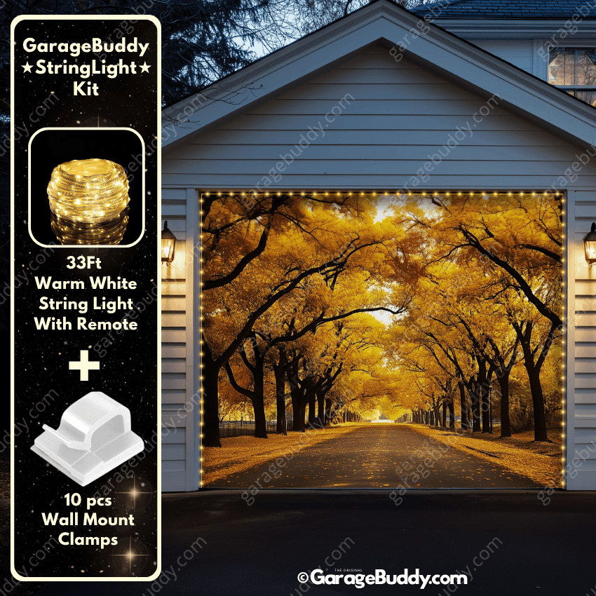 Golden Trail | Nature Garage Door Cover - Free Shipping