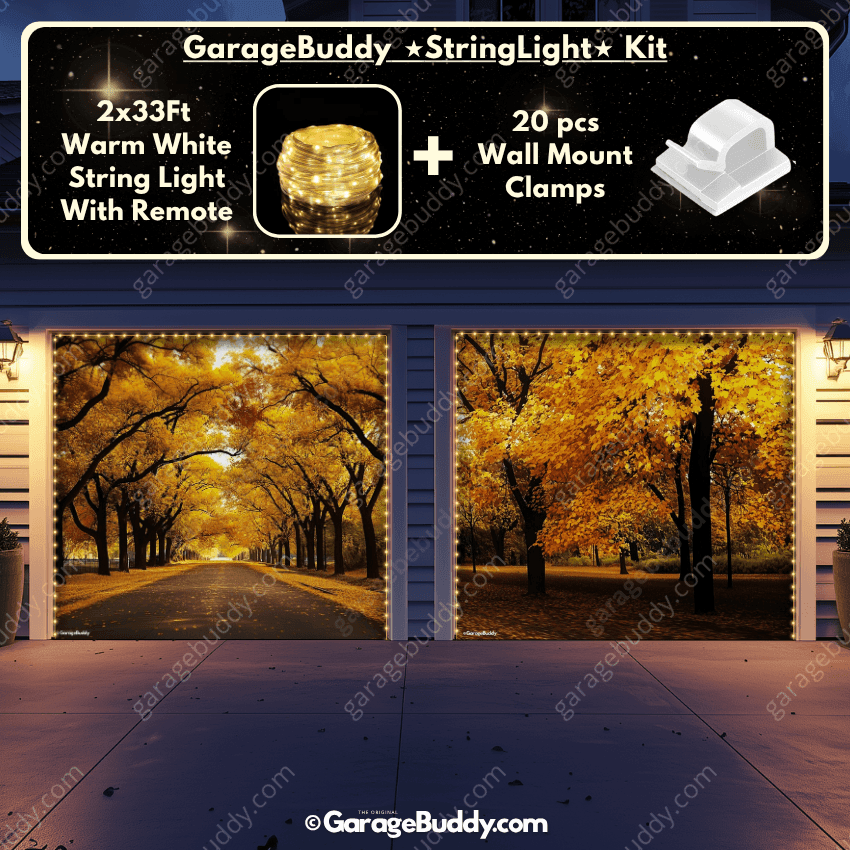 Golden Trail | Nature Garage Door Cover - Free Shipping