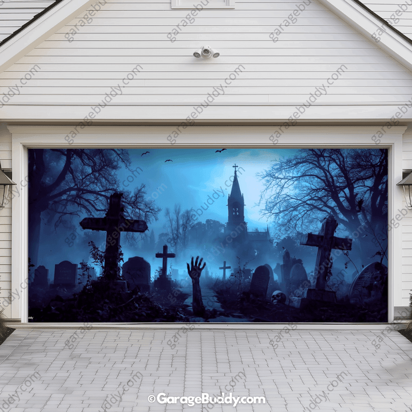 Grave Rising | Halloween Garage Door Cover - Free Shipping