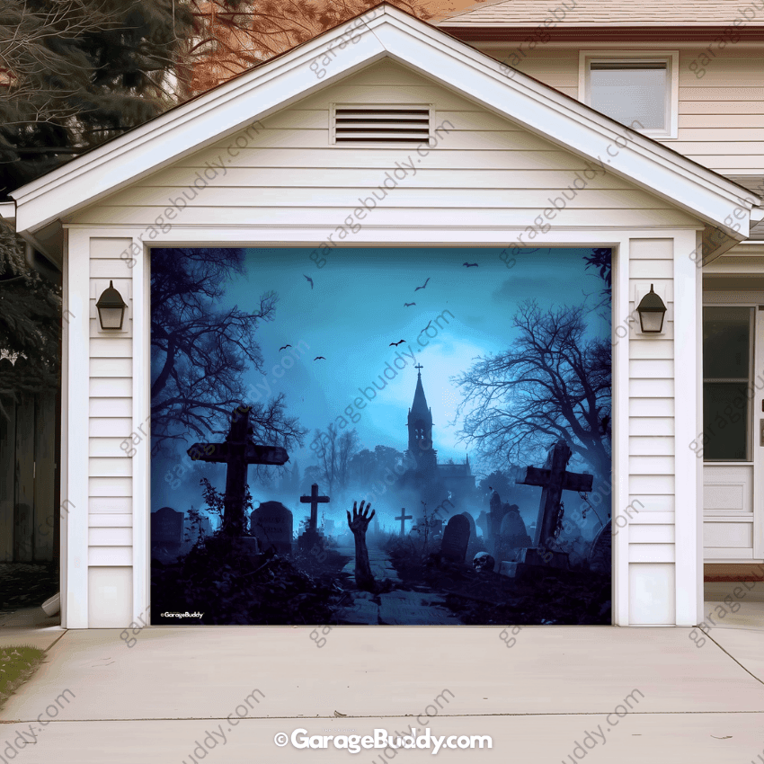 Grave Rising | Halloween Garage Door Cover - Free Shipping