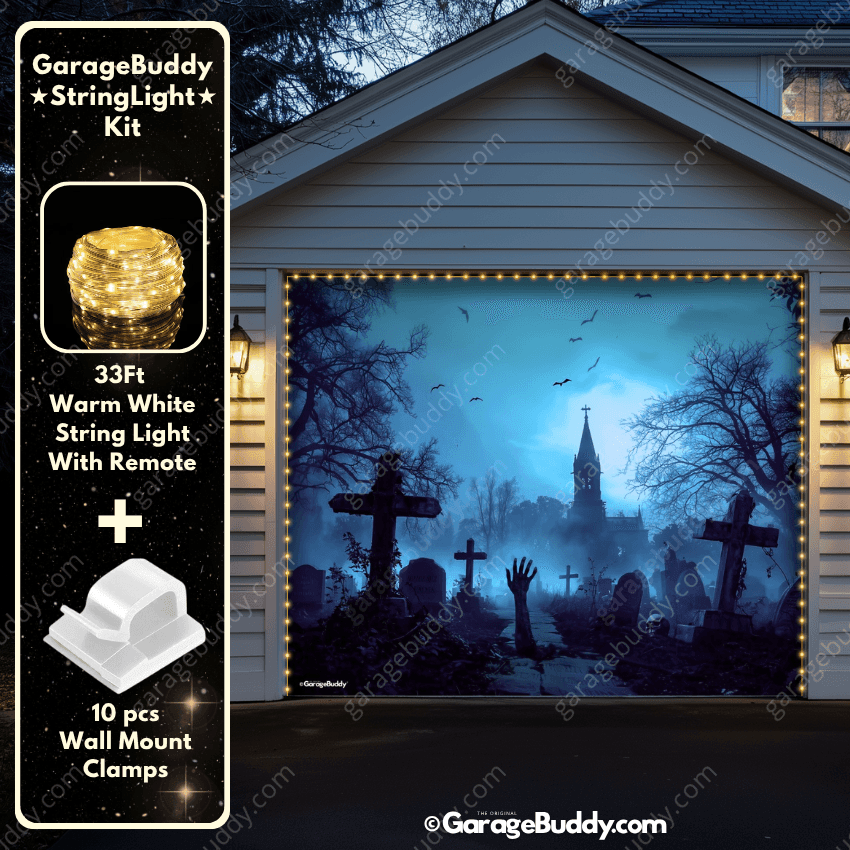 Grave Rising | Halloween Garage Door Cover - Free Shipping