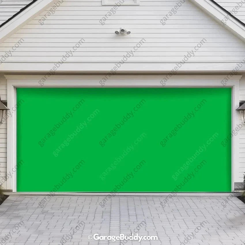 Green Screen | Garage Door Cover - Free Shipping
