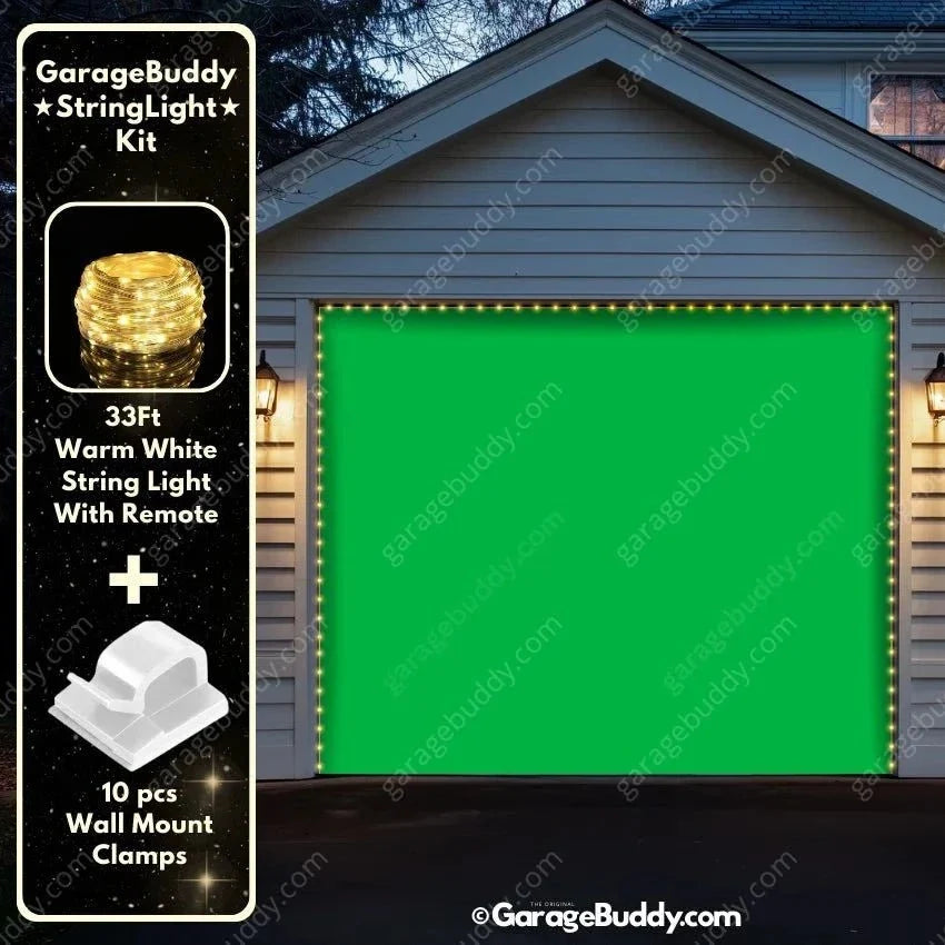 Green Screen | Garage Door Cover - Free Shipping