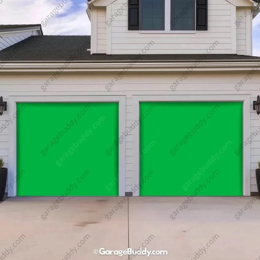 Green Screen | Garage Door Cover - Free Shipping