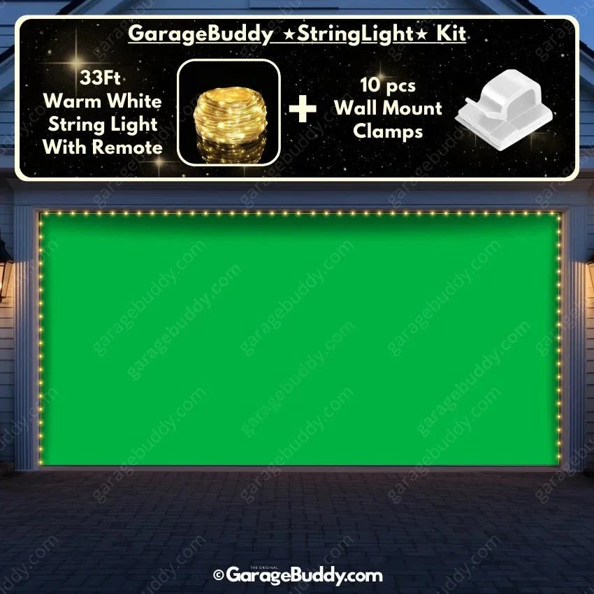 Green Screen | Garage Door Cover - Free Shipping
