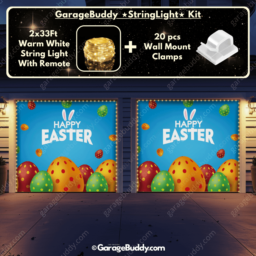 Happy Easter | Festive Garage Door Cover - Free Shipping