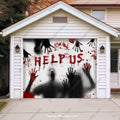 Help Us! | Halloween Garage Door Cover - Free Shipping