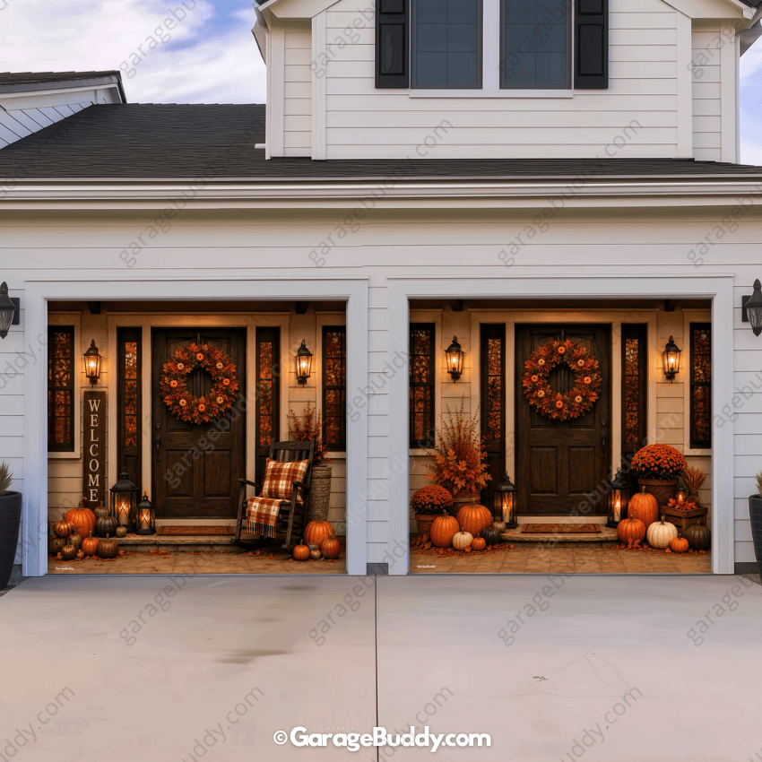 Autumn Eve | Fall Garage Door Cover - Free Shipping