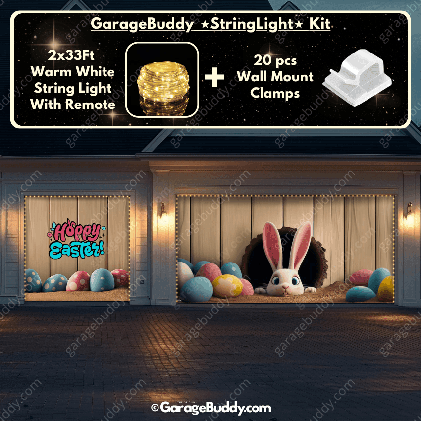 Hoppy' Easter | Festive Garage Door Cover - Free Shipping