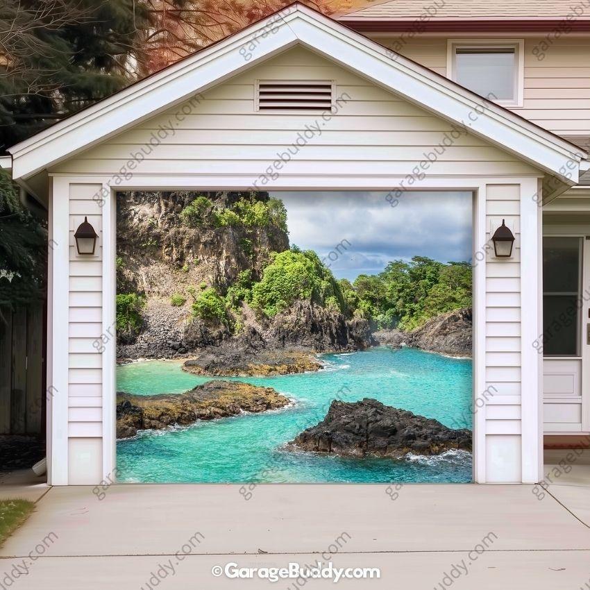 Islands | Nature Garage Door Cover - Free Shipping