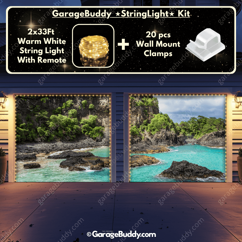 Islands | Nature Garage Door Cover - Free Shipping