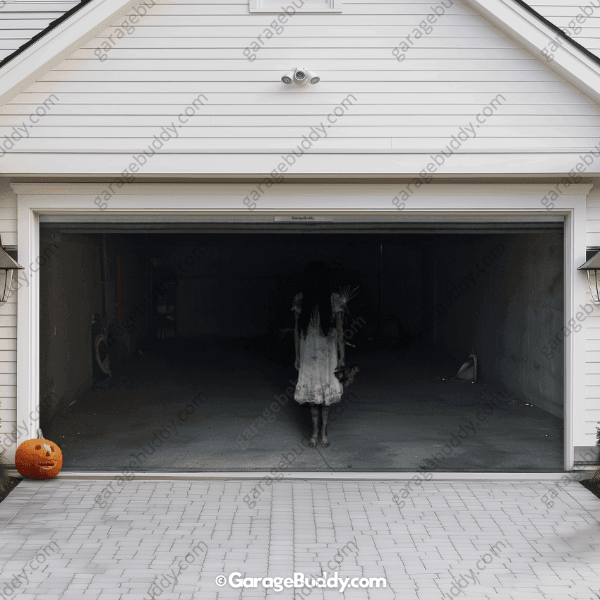 Possessed Girl | Halloween Garage Door Cover - Free Shipping