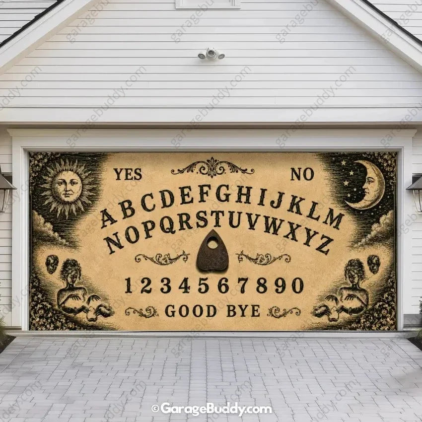 The Summoning Board | Halloween Garage Door Cover - Free Shipping