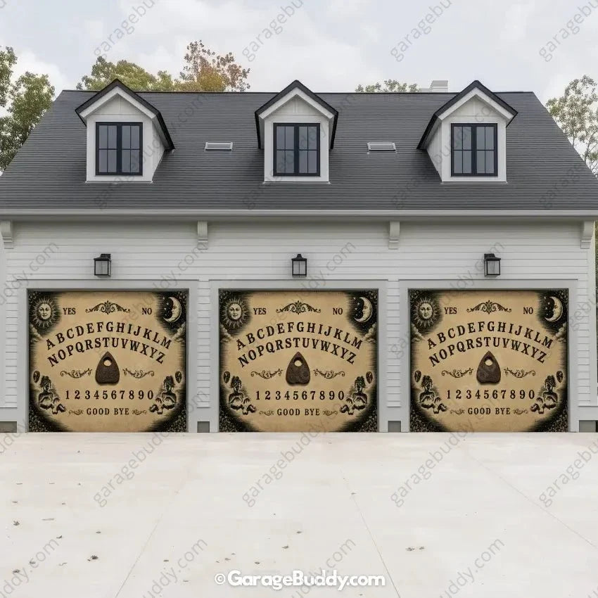 The Summoning Board | Halloween Garage Door Cover - Free Shipping