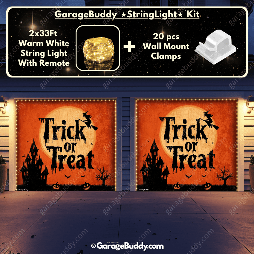 Trick Or Treat | Halloween Garage Door Cover - Free Shipping