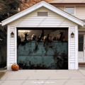 Zombie Breach | Halloween Garage Door Cover - Free Shipping