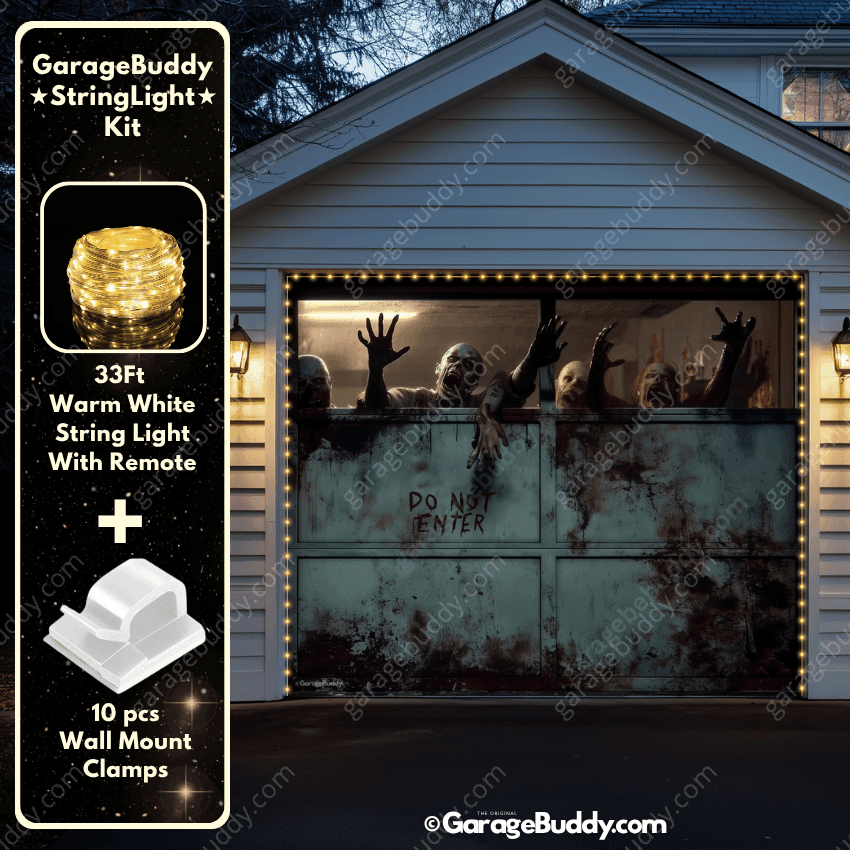 Zombie Breach | Halloween Garage Door Cover - Free Shipping
