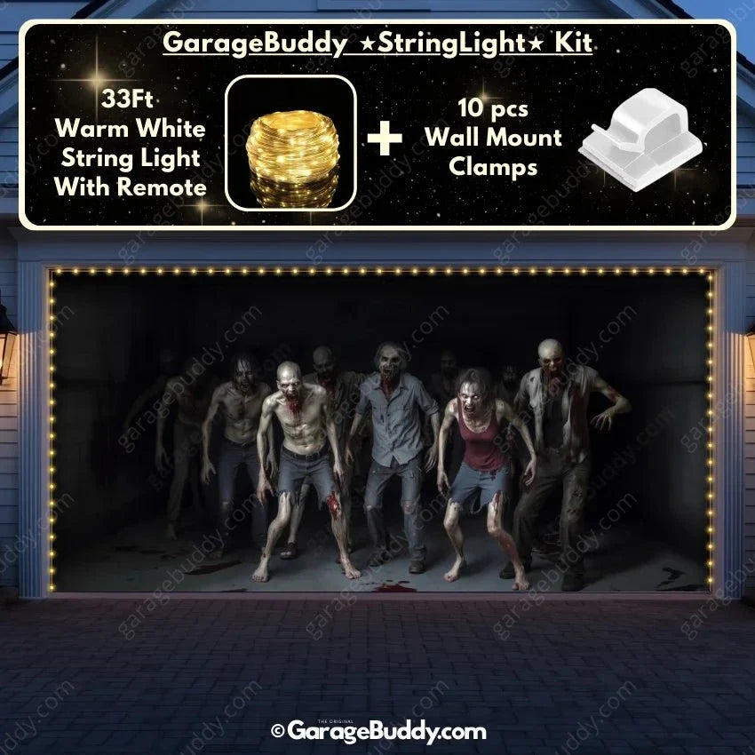 Zombie Invasion | Halloween Garage Door Cover - Free Shipping