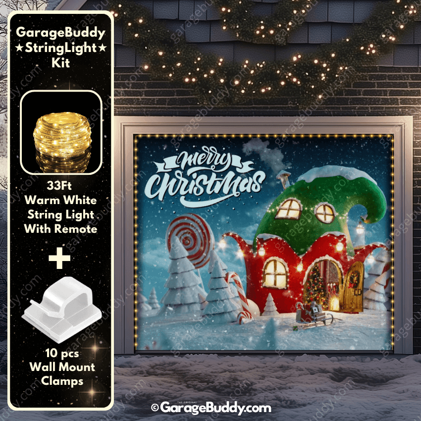 Christmas Wonderland | Christmas Garage Door Cover - Free Shipping