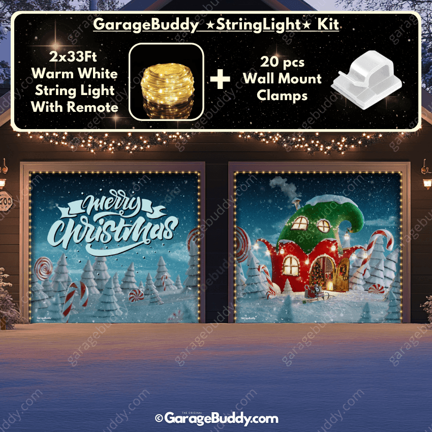 Christmas Wonderland | Christmas Garage Door Cover - Free Shipping