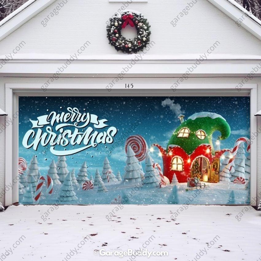Christmas Wonderland | Christmas Garage Door Cover - Free Shipping