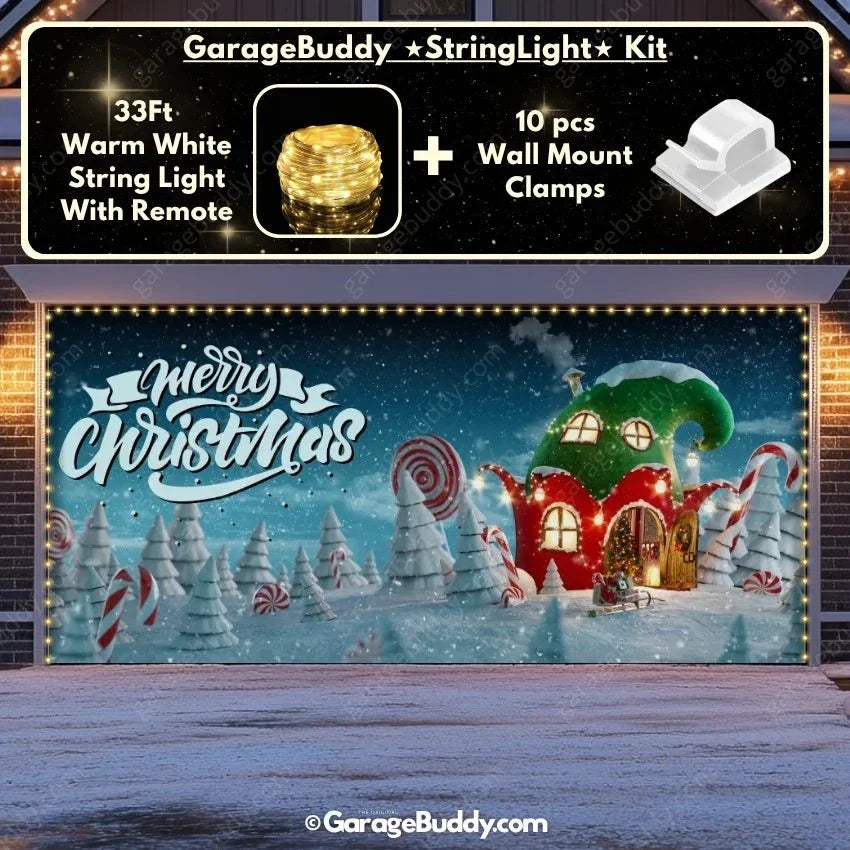 Christmas Wonderland | Christmas Garage Door Cover - Free Shipping