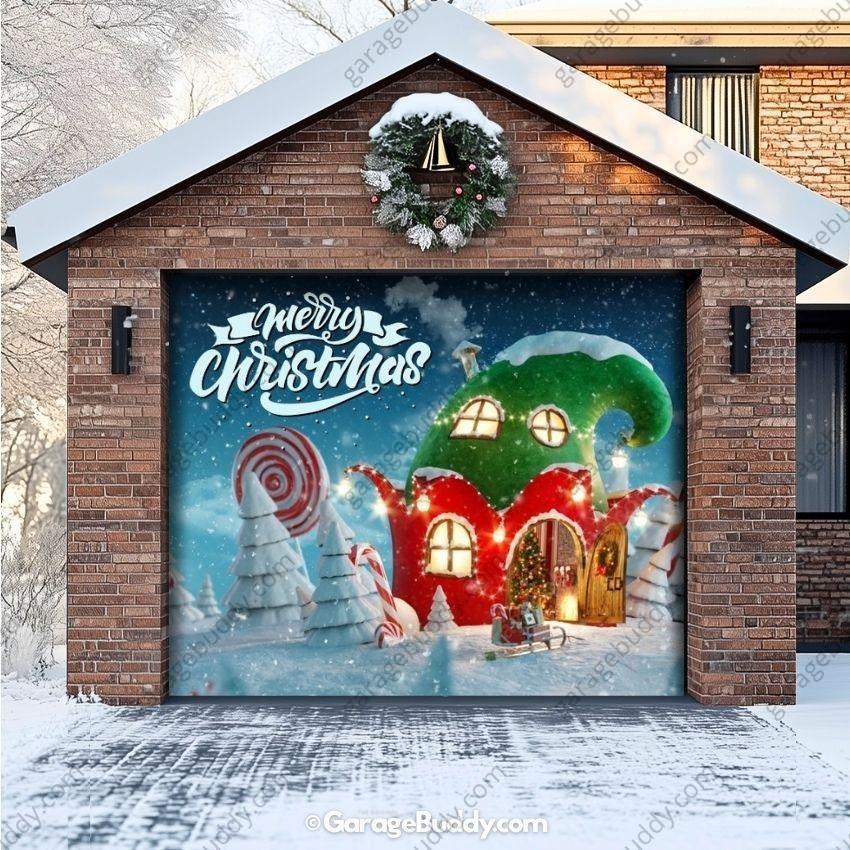 Christmas Wonderland | Christmas Garage Door Cover - Free Shipping