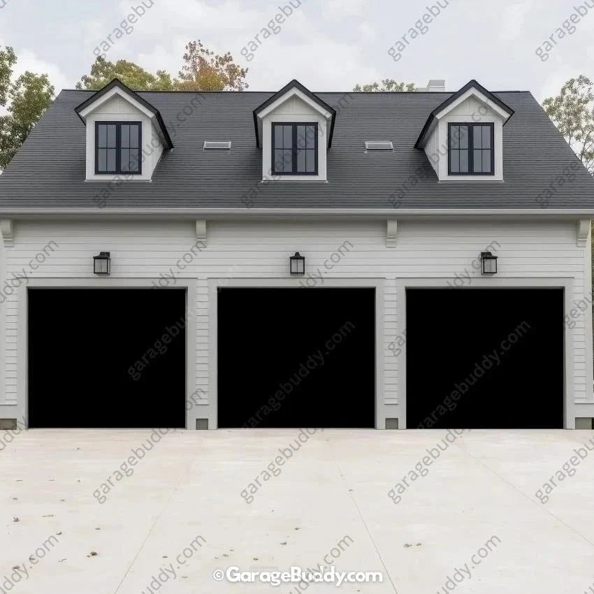 Classic Black | Garage Door Cover - Free Shipping