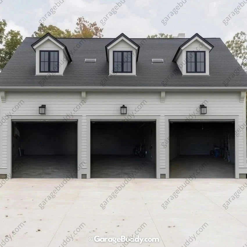Empty Garage | Halloween Garage Door Cover - Free Shipping